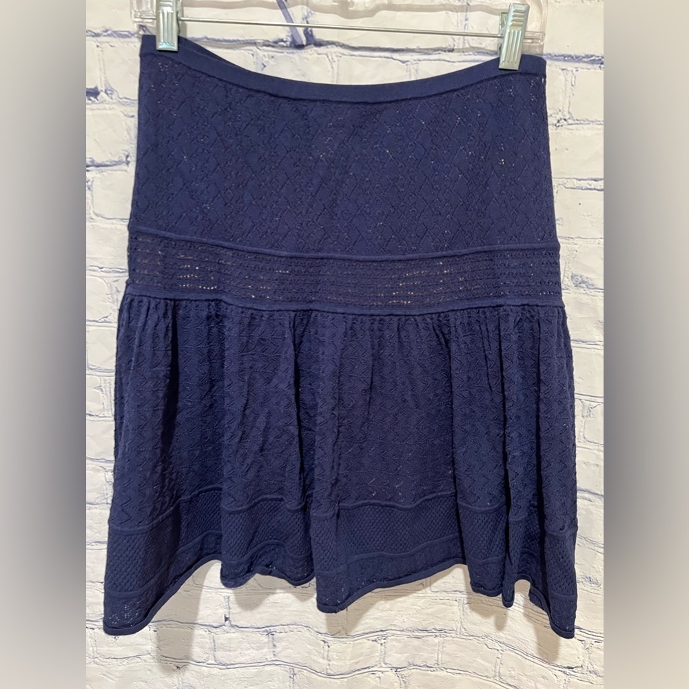 Catherine Malandrino Favorites Blue Skirt Pull On Waist Size Medium